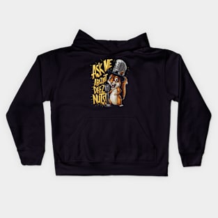 Ask me about Deez Nuts! Funny Squirrel Kids Hoodie